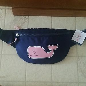 Vineyard vines fanny pack pink whale New